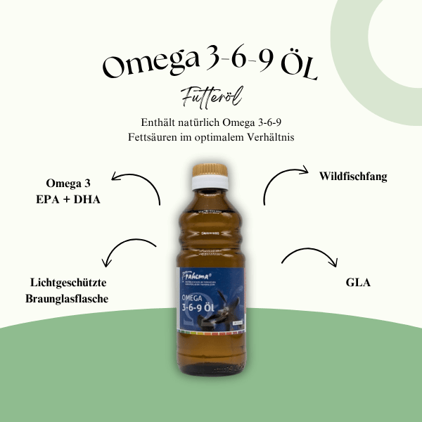 Omega 3-6-9 Öl für Hunde, 250ml im Glas | Pahema