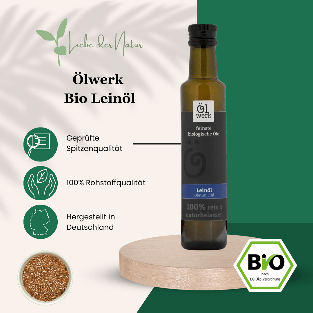 Ölwerk Bio Leinöl, kaltgepresst