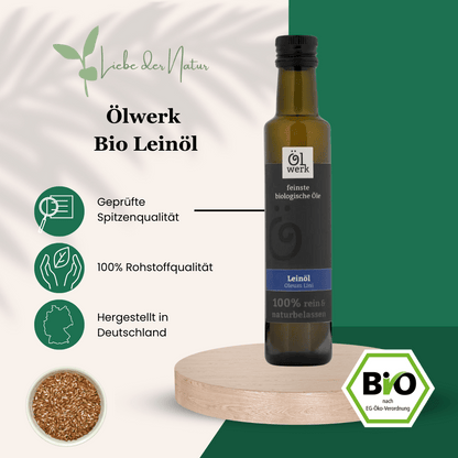 Ölwerk Bio Leinöl, kaltgepresst