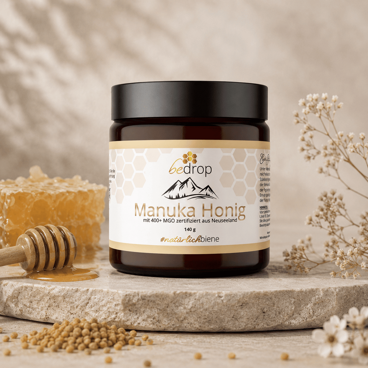 bedrop Manuka Honig MGO 500+ im Glas